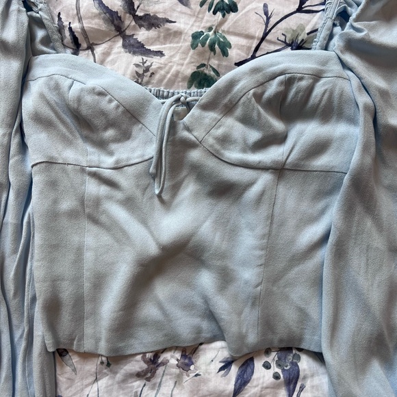 Aritzia light blue blouse size xs - Picture 2 of 3
